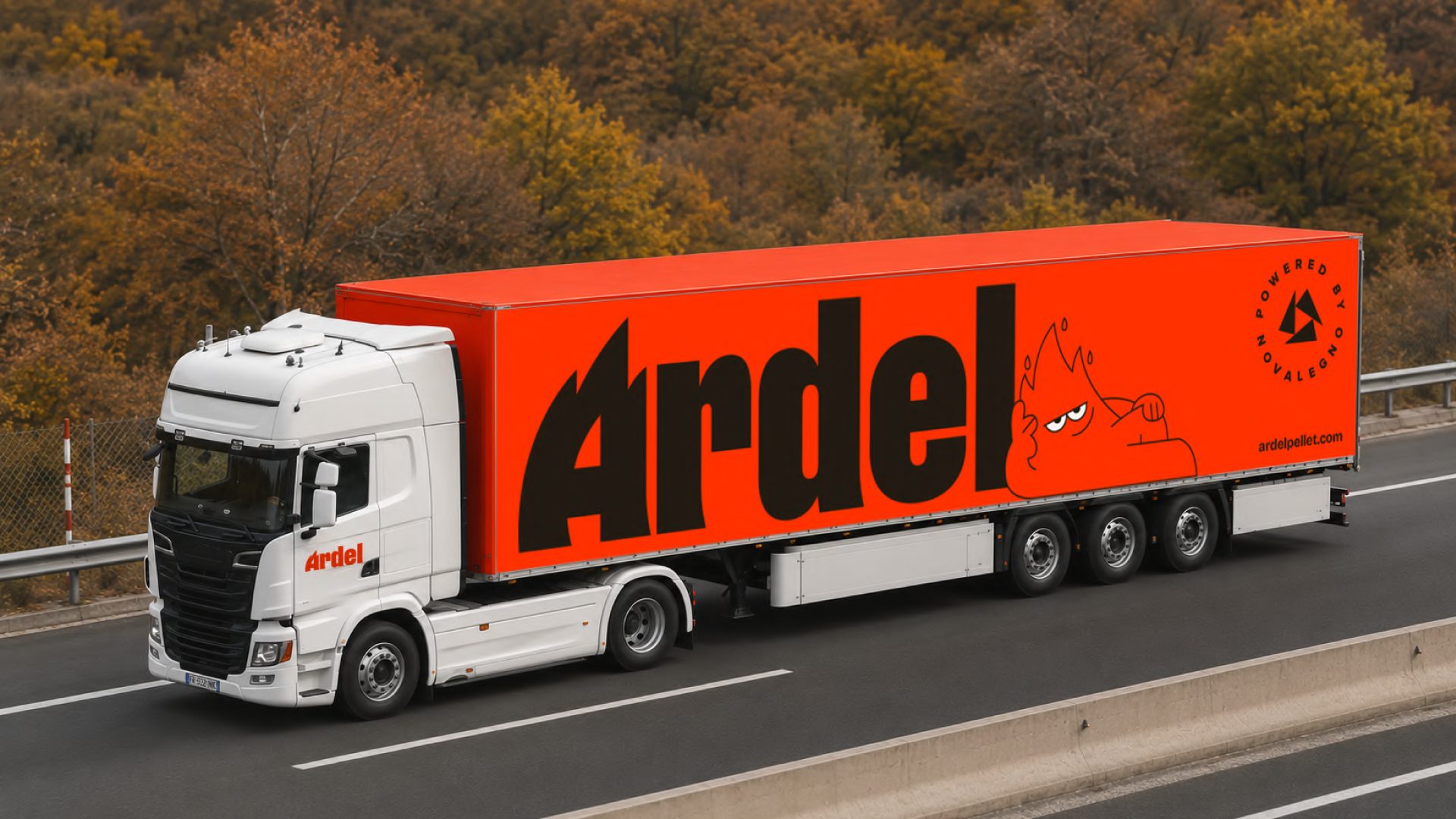 Camion Ardel in viaggio